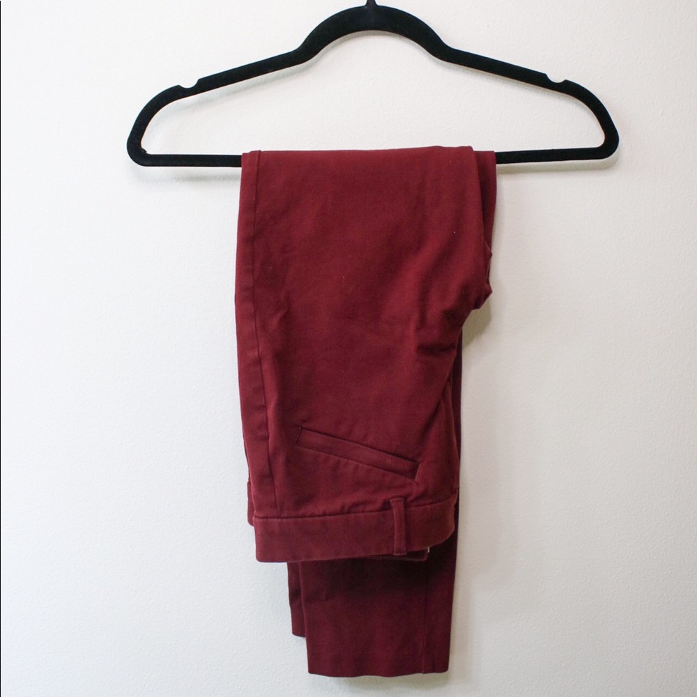 Gap Red Signature Skinny Ankle Pants